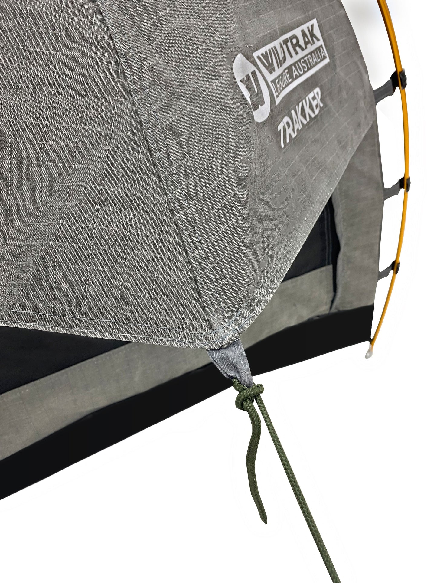 Wildtrak™ King Single Trakker Easy Setup Swag 420gsm Heavy Duty Ripstop Canvas, Ultra Fine Mesh, Aluminium Poles, High Density Foam Mattress, Weatherproof, Durable, Carry Bag with Handles 90x210cm