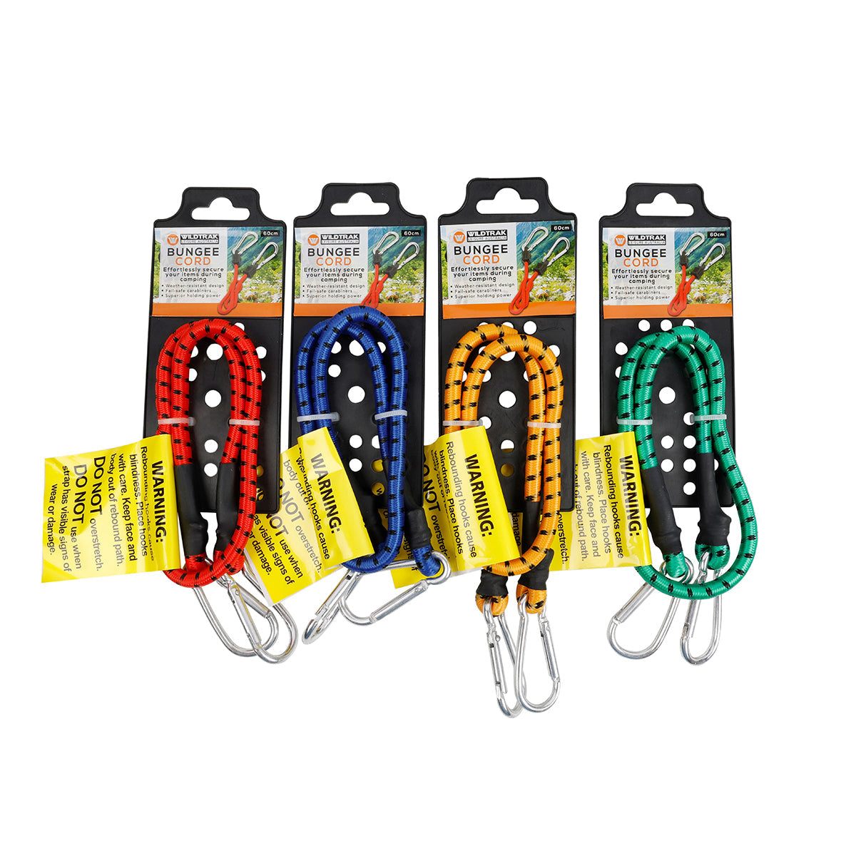 160cm Bungee Cord with Carabiners