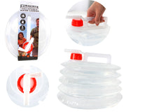 Collapsible 5 Litre Water Carrier with Tap