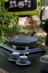 Wildtrak™ Non Stick Induction Safe Grill Pan with Detachable Handle 28cm