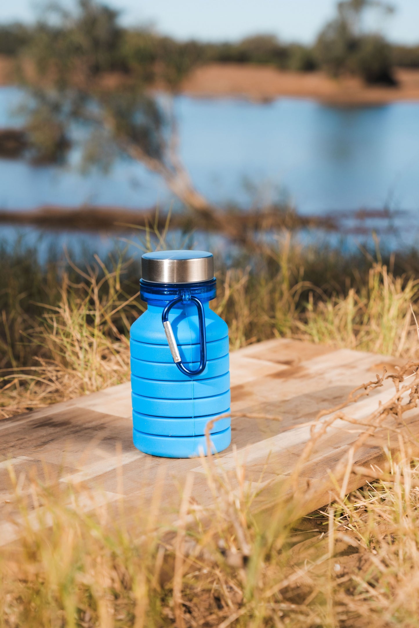 550ml Expanda BPA Free Silicon Water Bottle with Carabiner