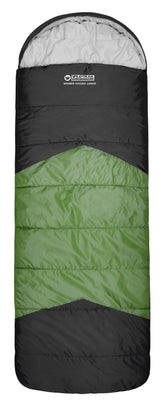 Wildtrak™ Bremer Hooded Sleeping Bag, 0-5°C, Breathable Lining, Ripstop Fabric, Auto Lock Zips, Sewn-in Storage Pocket, Sewn-through Construction, Hanging Loop, Storage Bag, 80x220cm