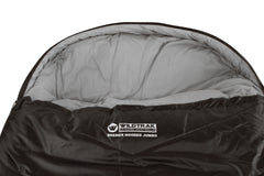 Wildtrak™ Bremer Jumbo Hooded Sleeping Bag, 0-5°C, Breathable Lining, Ripstop Fabric, Auto Lock Zips, Sewn-through Construction, Sewn-in Storage Pocket, Hanging Loop, Storage Bag, 90x230cm