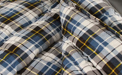 Wildtrak™ Frankland Double Hooded Sleeping Bag, -2 to -7°C, Flannel Inner, Cotton Canvas Outer Shell, Auto Lock Zips, Sewn-through Contruction, Sewn-in Storage Pocket, Storage Bag, Hanging Loops, 120x230cm