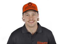 Wildtrak Adjustable Trucker Mesh Cap - Black or Orange
