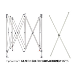 Wildtrak™ 6m Deluxe Gazebo Scissor Action Replacement Struts
