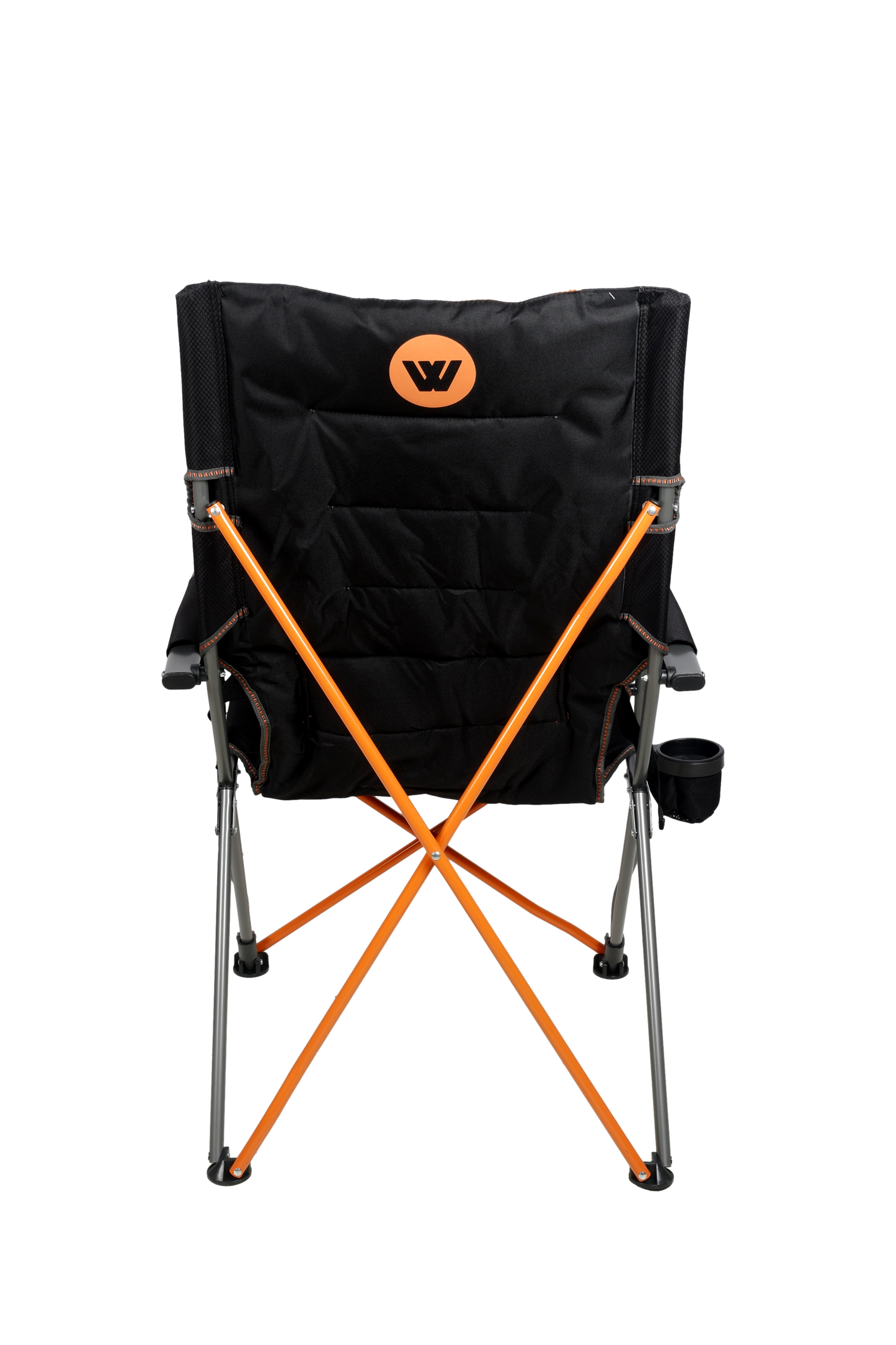 Yamba Solid Arm Chair with Lumbar Support for Camping and Events (Folding Chair + Carry Bag)