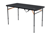 Wildtrak™ Bi-Fold Black Camp Table with Carry Handle 100x51x71cm