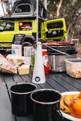 FLY REPELLER FAN RECHARGEABLE LASTS 30HRS FAST CHARGING CEILING HOOK