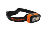 Wildtrak™ Premium Headlamp, Rechargeable, Multi Light inc Amber, Dual Power, Motion Sensor, Adjustable Brightness, Magnetic Base, USB-C Fast Charge, Water and Dust Resistant, Suitable for Work or Camping