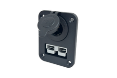 50A ANDERSON STYLE CONNECTOR PANEL MOUNT WITH CIG SOCKET