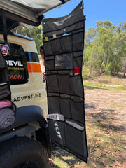 Wildtrak™ 14 Pocket Car Caravan Camping Hanging Organiser with Mirror