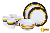 16 Piece Melamine BPA Free Camping Dinner Set
