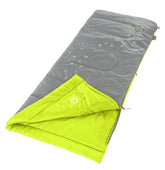 Coleman™ Green Fyrefly Kids Sleeping Bag, Comfort Cuff, ThermoTech® Insulation, Glow in the Dark, Interior pocket, Temp Rating: 7°C, Machine Washable, Max User Height 152cm, 167 x 66 cm
