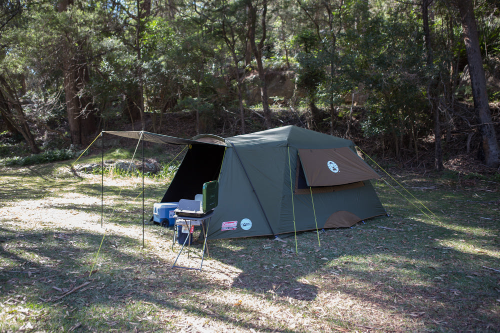 Coleman™ Northstar Series Instant Up 6 Person Tent, Rip Stop Fabric, 2 Minute Setup, Darkroom Technology, Weathertec™ System, Integrated Strip Light