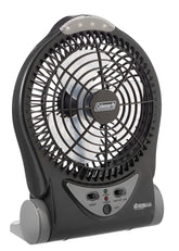 Coleman™ 240V/12V Rechargeable Lithium Ion Fan with LED Lights 6 Inch/15cm