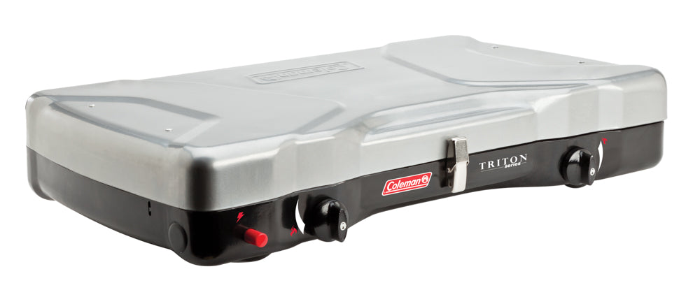 Coleman Triton™ 2 Burner Stove, PerfectHeat Technology, 22000 BTUs, Wind Guards, Durable, Rust Resistant
