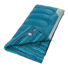 Coleman™ Youth 10°C Blue Glow in the Dark Sleeping Bag, Machine Washable, 152 x 66 cm