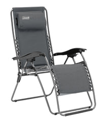 Coleman™ Heather Layback Lounger Reclining Chair, Removable Headrest, Folds Flat, 130kg