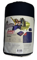 Coleman™ Plush Double Blanket, Quilt Construction, 180T Brushed Polyester Shell, Coletherm™ Hollow Polyester Filling, Temp Rating: 5°C, 215 x 100cm