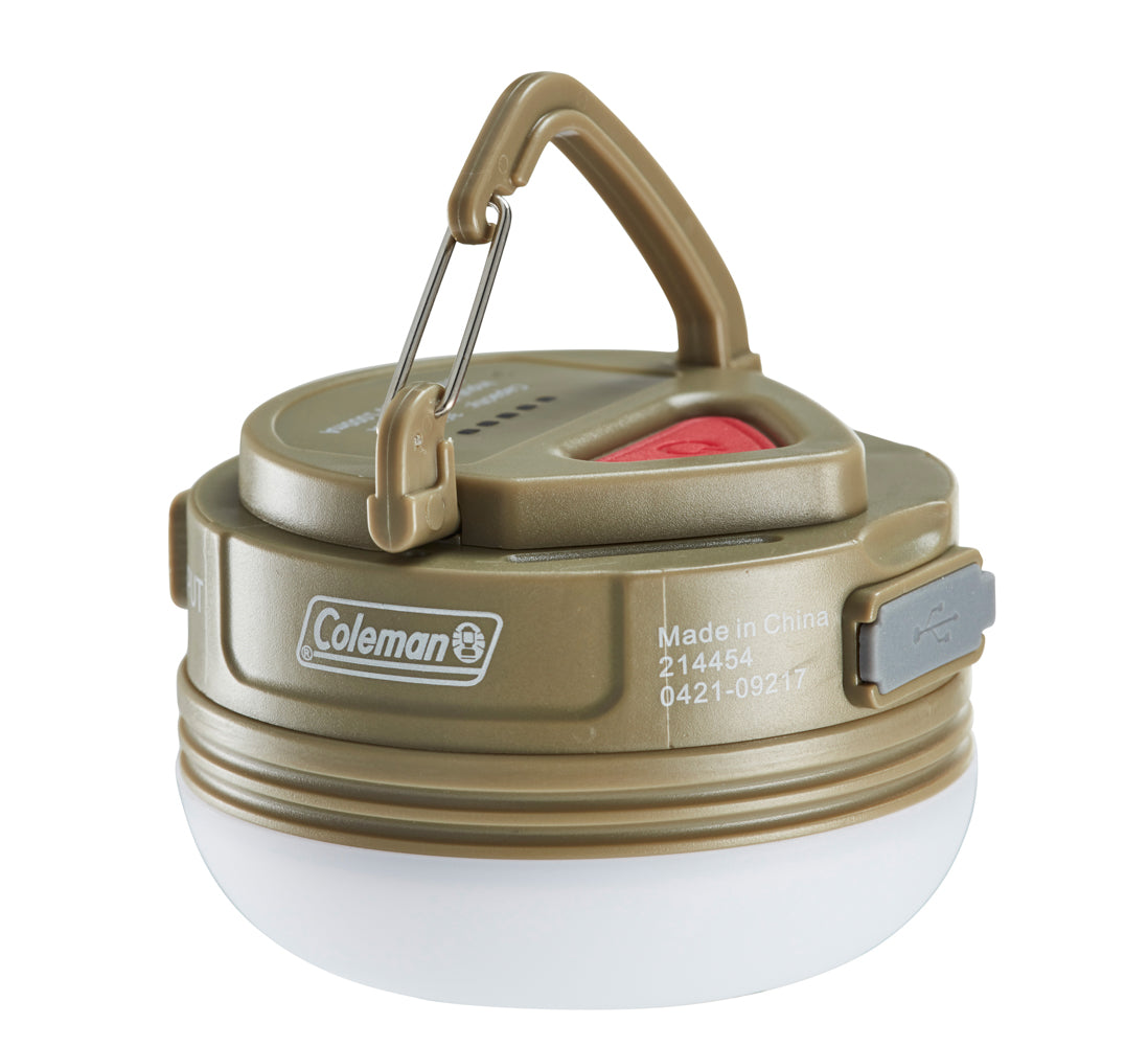Coleman™ Rechargeable Lithium Ion Swagger Lantern 250 Lumens, Durable, Lightweight, Compact, Water Resistant