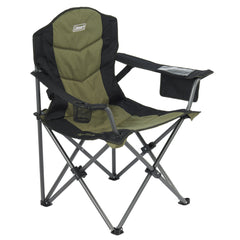 Coleman™ Quad Fold Swagger Chair, Extra Wide, Adjustable lumber support, Mobile Phone Holder, Drink Holder, Carry Bag, 250kg