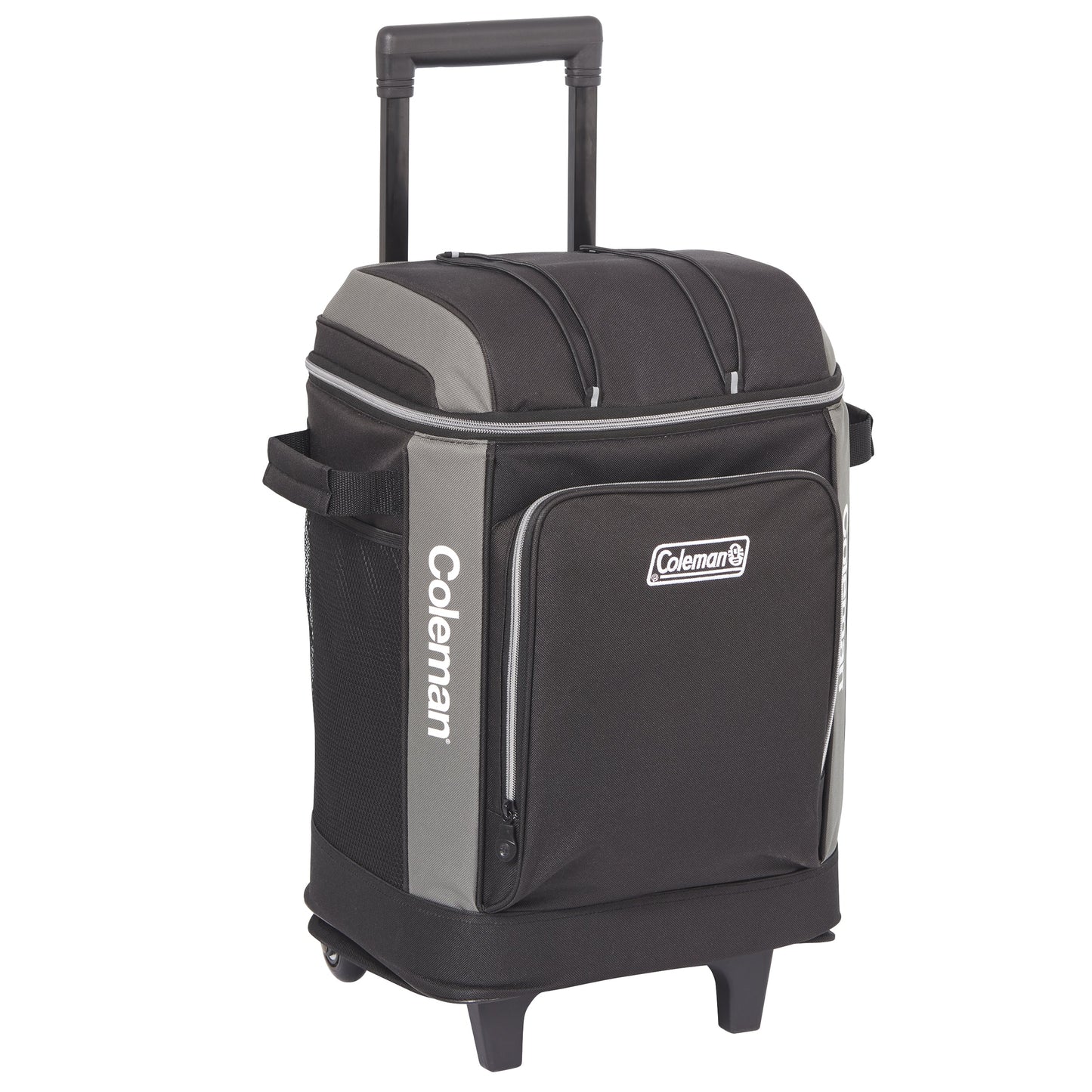 Coleman™ 42 Can Templock Insulation Zipped Pocket Wheeled Soft Cooler Bag with Retractable Towing Handle