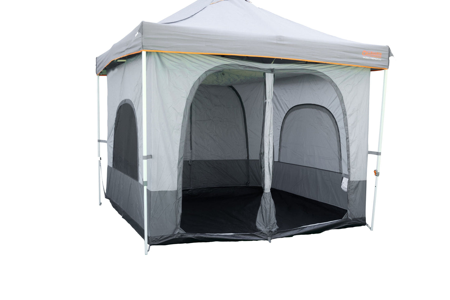 Wildtrak™ 3m Gazebo Inner Tent, Waterproof, Large Double D Zippered Doors, Pegs and Carry Bag - UNIVERSAL FITS MOST GAZEBOS