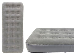 SINGLE COIL BEAM FLOCKED AIRBED