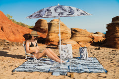 Good Vibes™ 1.6m Beach Umbrella with Carry Bag, Shoulder Strap - Sorrento