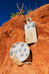 Good Vibes™ Mango Wood and Enamel Salad Bowl 31cm - Havana