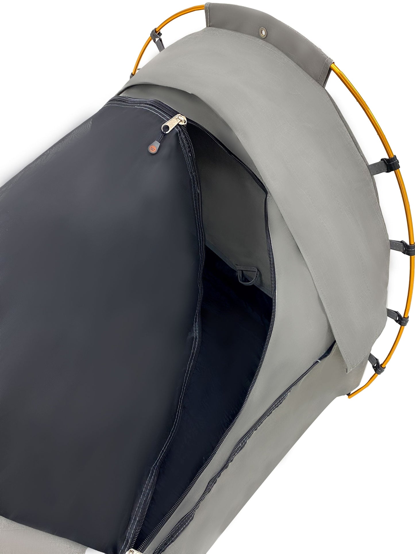 Wildtrak™ King Single Trakker Easy Setup Swag 420gsm Heavy Duty Ripstop Canvas, Ultra Fine Mesh, Aluminium Poles, High Density Foam Mattress, Weatherproof, Durable, Carry Bag with Handles 90x210cm