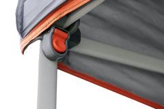 Wildtrak™ 6m Premium Gazebo, Quality Concertina Frame, Adjustable Height, Vented Roof, UPF 50+ Rating with Heavy Duty Wheeled Carry Bag