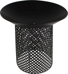 Ignite 56cm Steel Round Firepit Planter with Mesh Stand, Ideal for Outdoor Entertaining