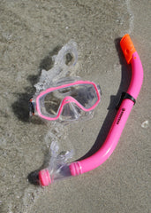 SHELLY KIDS MASK AND SNORKEL SET - PINK OR BLUE