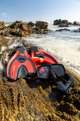 ABROLHOS ADULT SILICON MASK FIN AND SNORKEL SET