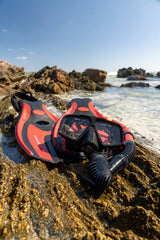 ABROLHOS ADULT SILICON MASK FIN AND SNORKEL SET