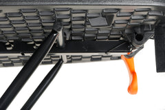 Wildtrak™ Utility Table, Compact, Lightweight, Blow Mould Resin, Adjustable Height, Folds Flat, Waterproof, Great for Camping Outdoors, 66x46x71cm