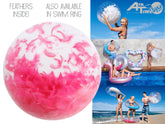 AirTime™ Large Inflatable Pink Feather Beach Ball 60cm