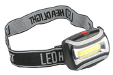 Wildtrak™ Head Lamp 3 Light Modes, High Low & Flash, 80m Light Projection, 180 Degree Adjustable Lamp, 6Hour Duration in High, AAA Battery, Adjustable Strap