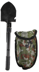 Wildtrak™ Multi Purpose Camp Tool, Shovel, Pick and Compass