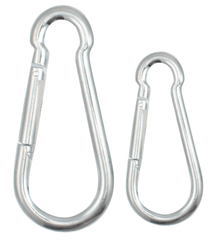 Carabiner Clips - 3 Assorted Sizes 8x80mm, 9x90mm, 12x140mm