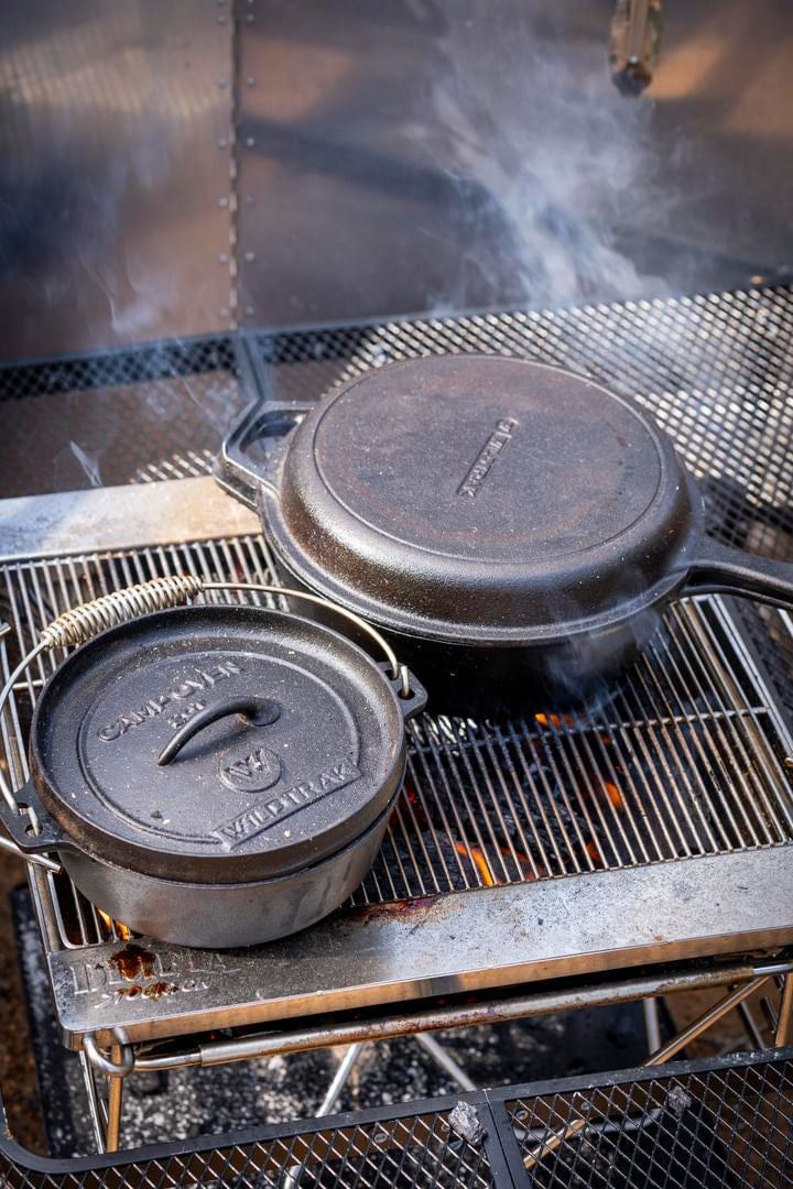 Wildtrak™ 3.2 Quart Pre-Seasoned Cast Iron 2in1 COMBO Cooker