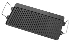 Wildtrak™ Pre-Seasoned Reversible Cast Iron Griddle with Handles for 3 Burner Stove 52cm