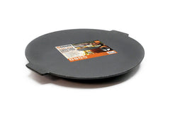 Wildtrak™ Pre-Seasoned Round Cast Iron BBQ Plate with Removable Legs 45cm