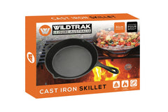 Wildtrak™ Pre-Seasoned Cast Iron Skillet with Pour Spout and Handles 31cm