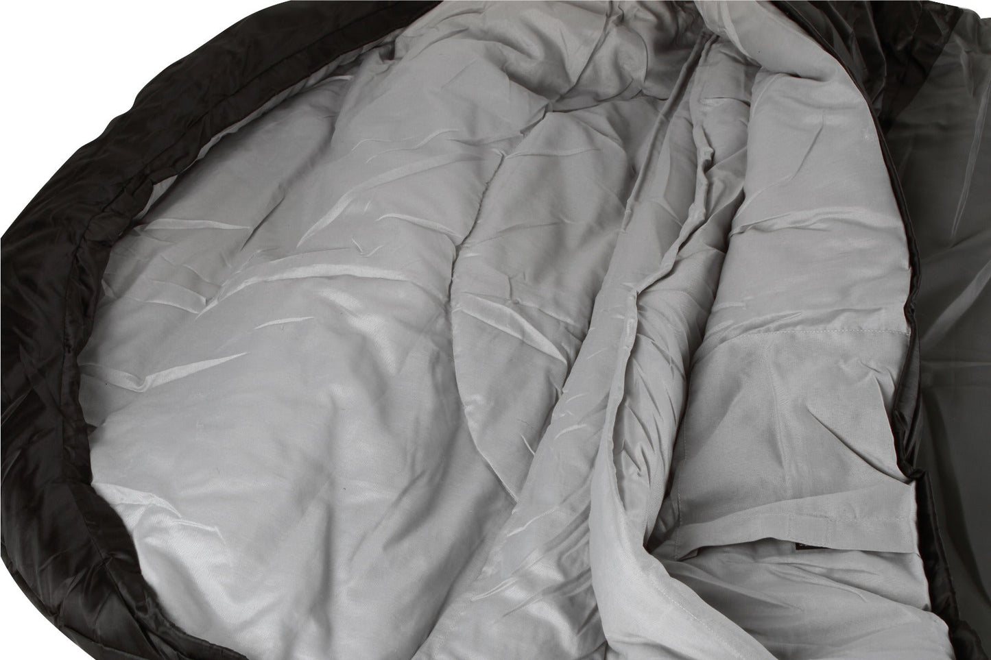 Wildtrak™ Murray Jumbo Hooded Sleeping Bag, 0-5°C, Breathable Lining, Ripstop Fabric, Auto Lock Zips, Sewn-in Storage Pocket, Hanging Loop, Storage Bag, 90x240cm