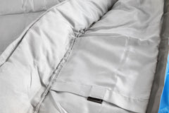 Wildtrak™ Gascoyne Twin Hooded Sleeping Bag, 5-10°C, Single or Double, Breathable Lining, Polyester Ripstop Outer, Auto Lock Zips, Sewn-in Storage Pocket, Hanging Loop, Storage Bag, 90x230cm