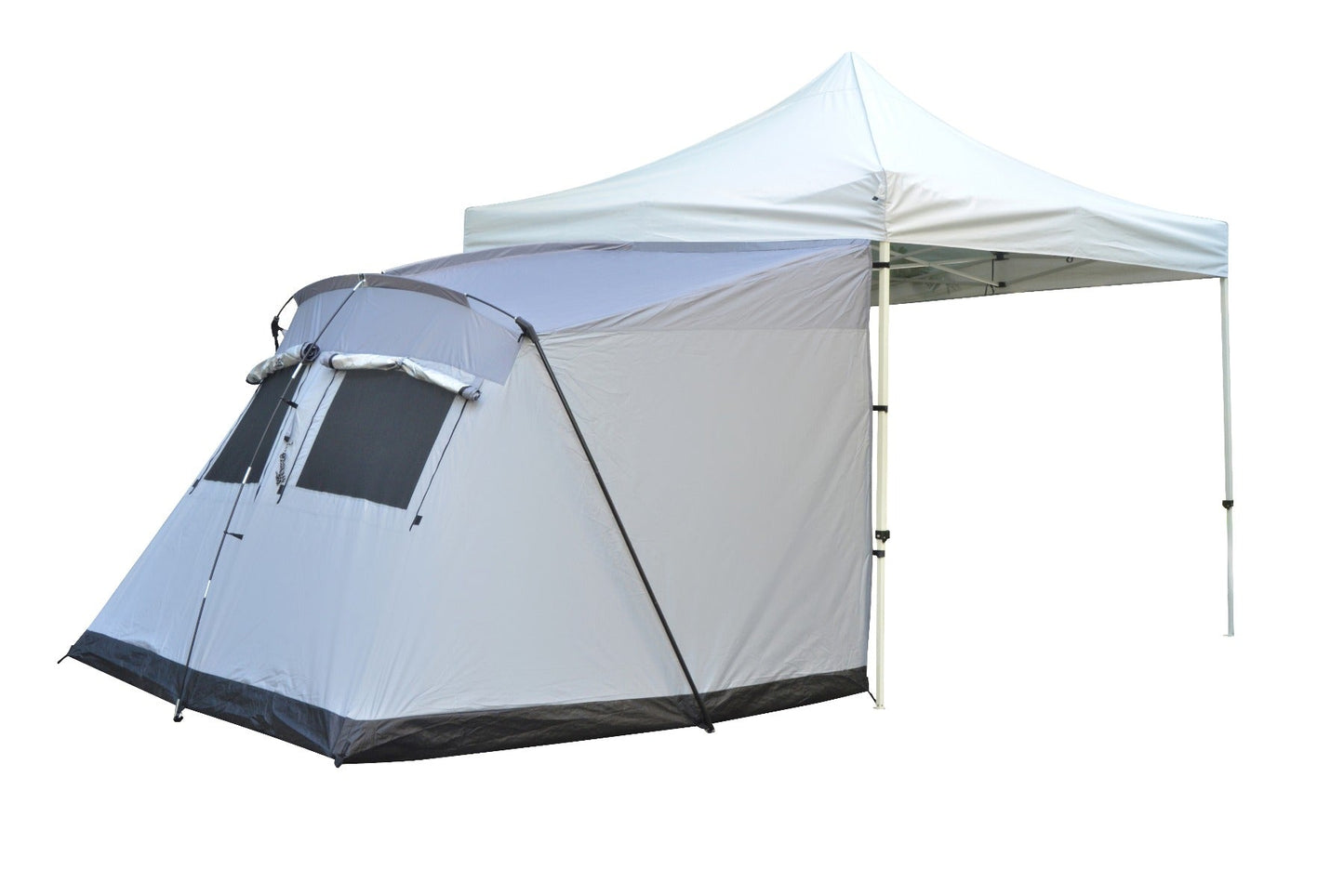 Wildtrak™ 3m Gazebo Side Tent, Waterproof, Mesh Windows, Pegs and Carry Bag - UNIVERSAL FITS MOST GAZEBOS