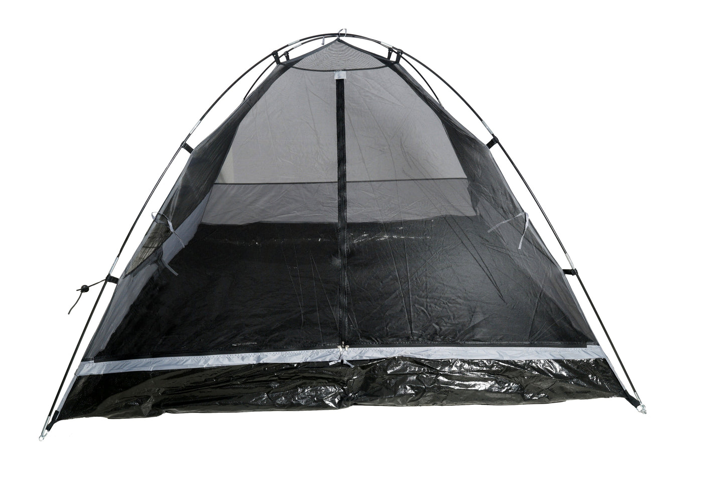 Wildtrak™ Tanami Series II 3P Dome Tent, Easy 1 Person Assemble, Heavy Duty Floor, Shock Corded Fibreglass & Steel Poles, Ultrafine Mesh, J Hook Connections, Airlite Vents, Silver Coated Waterproof Fly, Carry Bag with Handles